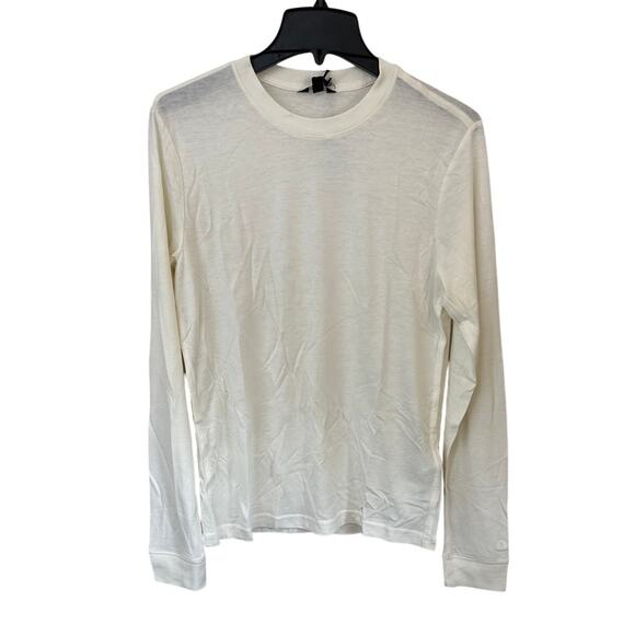 ALLBIRDS Sea merino blend long sleeve shirt Blizzard small new with tags - Picture 1 of 4